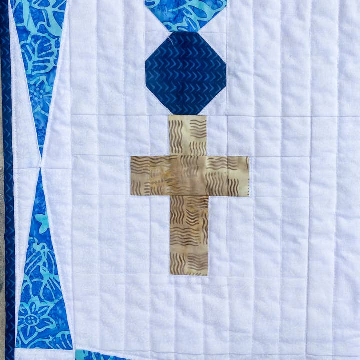 Faith and Fabric - Wholesale Quilt - Quilt Pattern: Rosary Quilt4
