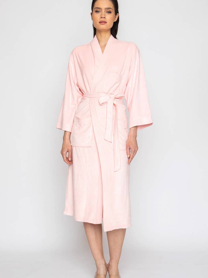 Lyserød Kimono for engroshandel hos Wrap Up by VP