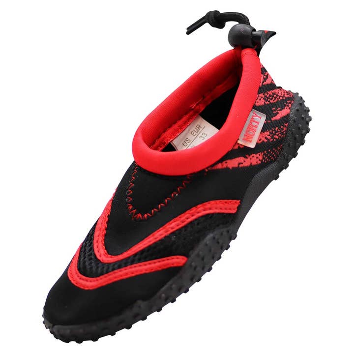 Eastern Off Price – Engroshandel Sneakers med slip-on – til børn – Norty Drenge Piger Børn Slip-On Børn 41355 - Sort/Rød