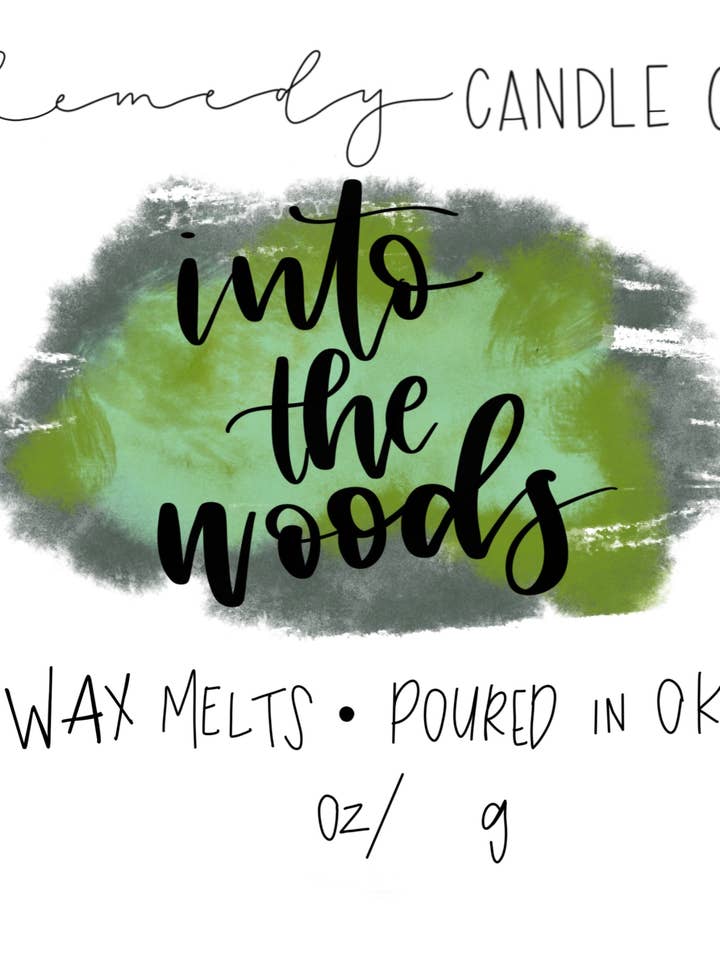 Into the Woods Wax Melts for wholesale by Remedy Candle Co