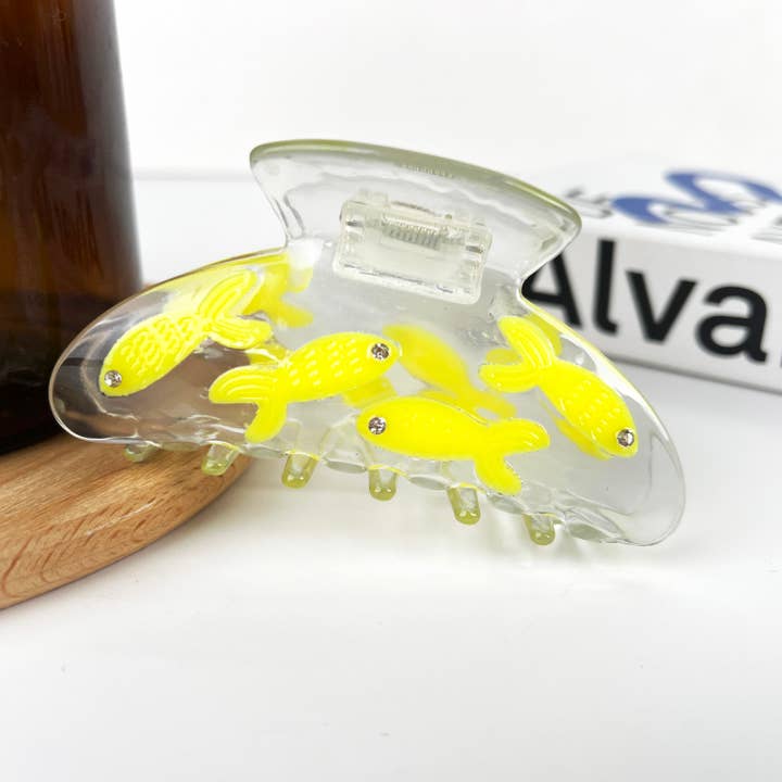 TheDivaSoap - Wholesale Hair Clip - Women's - Fish Tank Hair Clip,Acetate Claw Clips