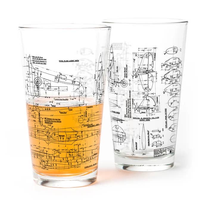 Vintage-Brille mit Flugzeug-Diagrammen für den Großhandel von Black Lantern