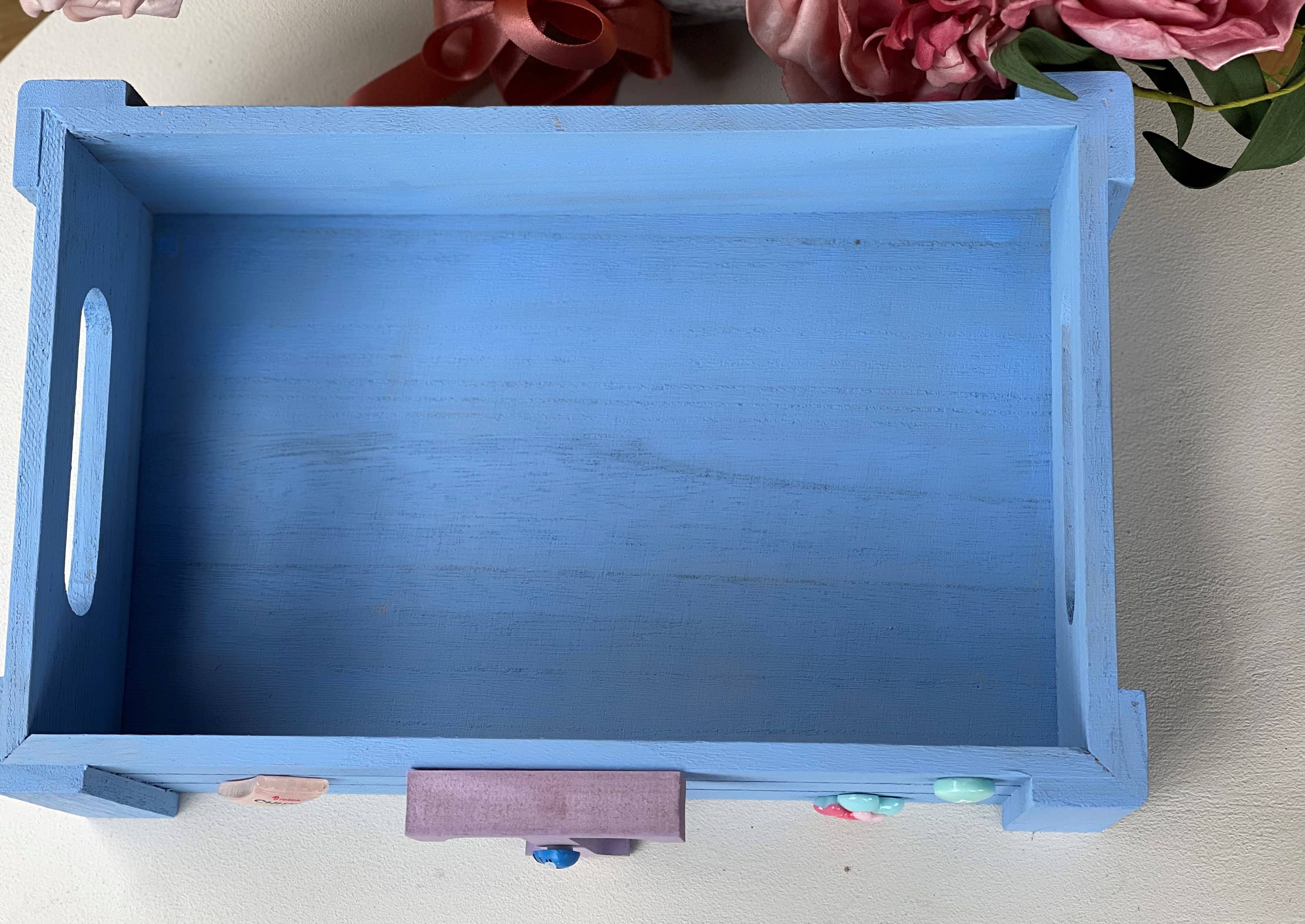 Rainbow Craft Studio – wholesale Decorative box – Personalised small wooden letter box / crate book toy teddy memories9