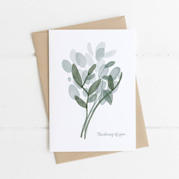 Thinking of You | A6 Card for wholesale by Watts Illustration