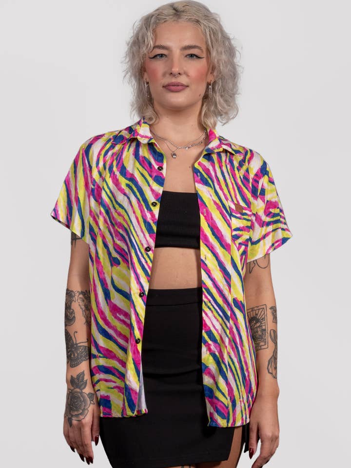 Camisa Cromática Rosa para venta al por mayor de Auê Clothing