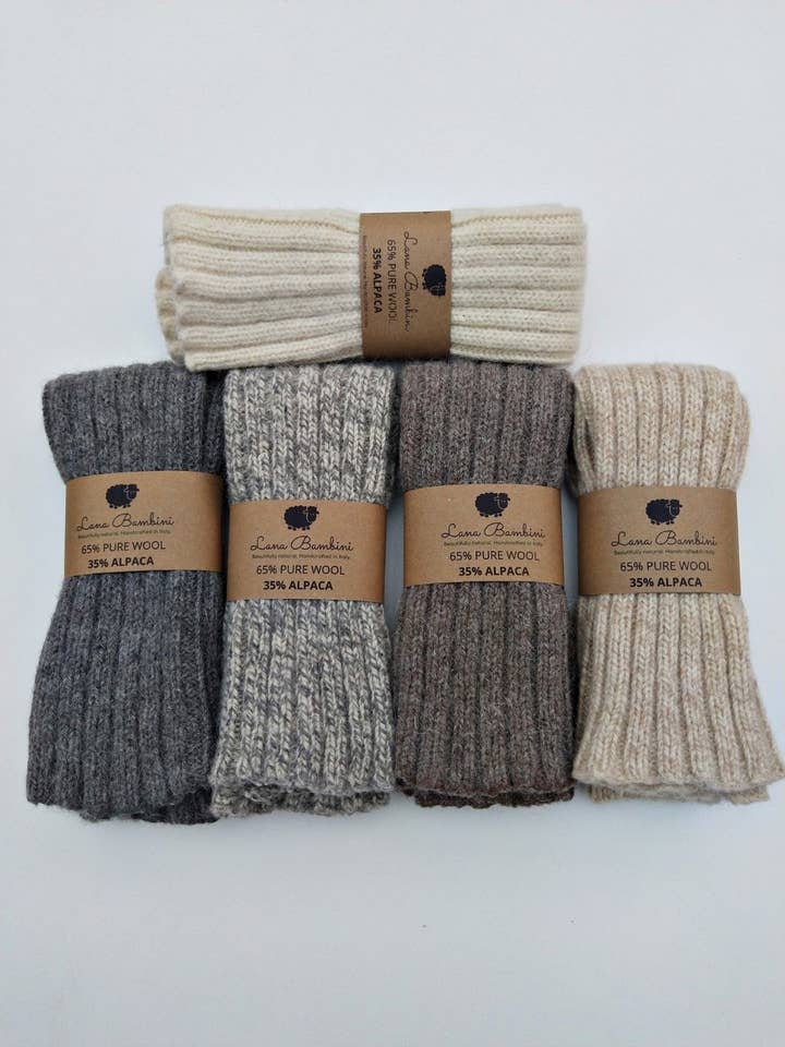 Lana Bambini - Wholesale Socks - Unisex - Lia 65% wool / 35% alpaca (adults) leg warmers