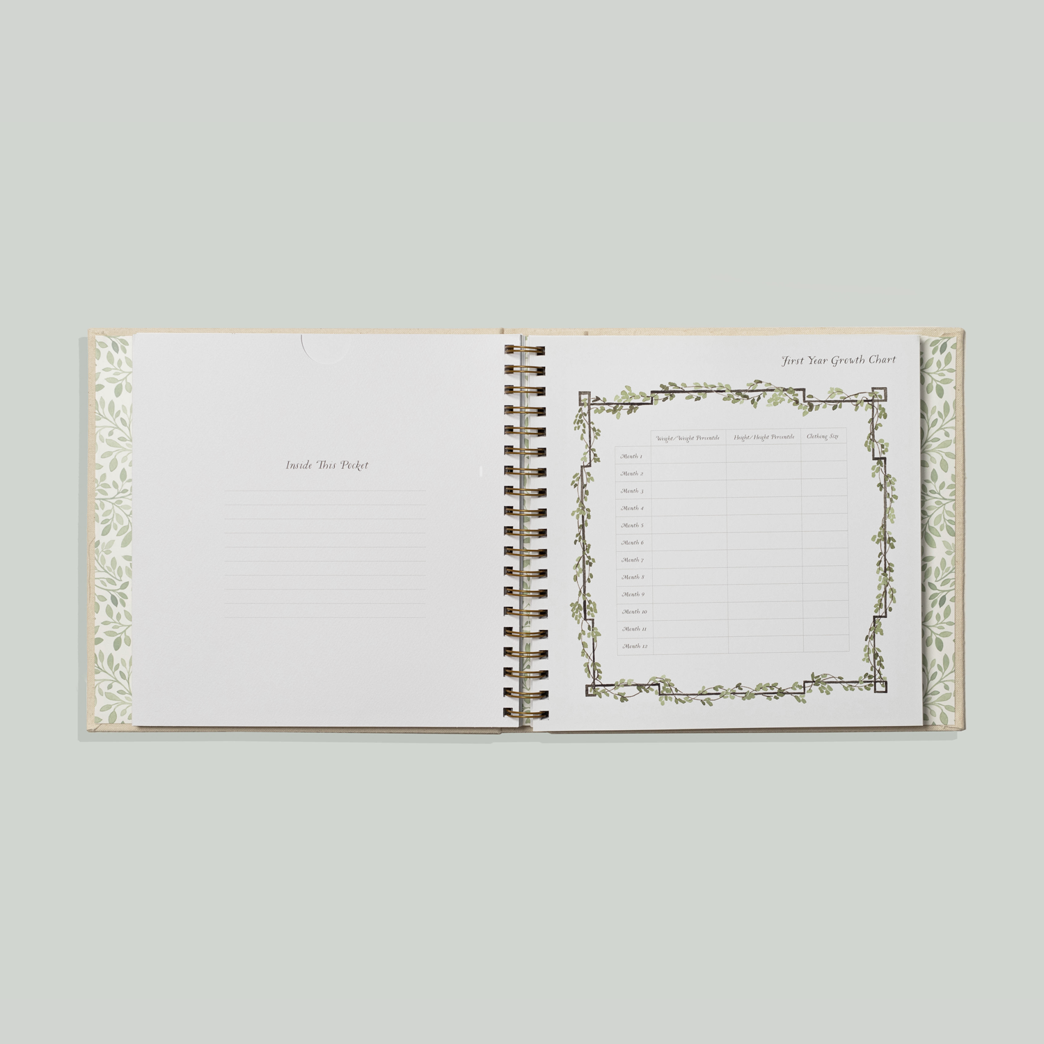 Paige Tate & Co. - Wholesale Memory Book - Kids & Baby - As You Grow: A Modern Memory Book for Baby (Baby Shower)5