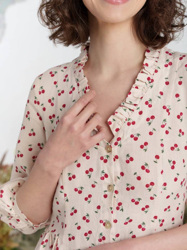 Mon Cheri Ophelia Dress, 3/4 Sleeve for wholesale on Faire5