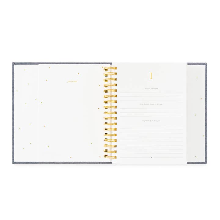 Sugar Paper - Wholesale Memory Book - Kids & Baby - The Birthday Book, Rose Linen4