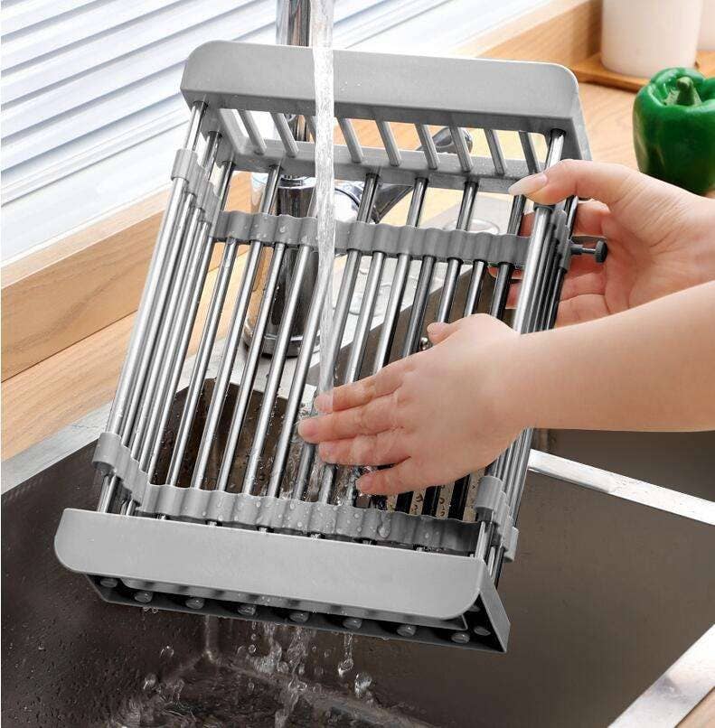VIGOR - Wholesale Dish Drying Mat/Rack - Retractable  Kitchen Sink Stainless Steel Drainer Rack Veget1