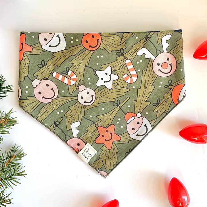 Bandana Feliz de Natal por atacado de Luca and B