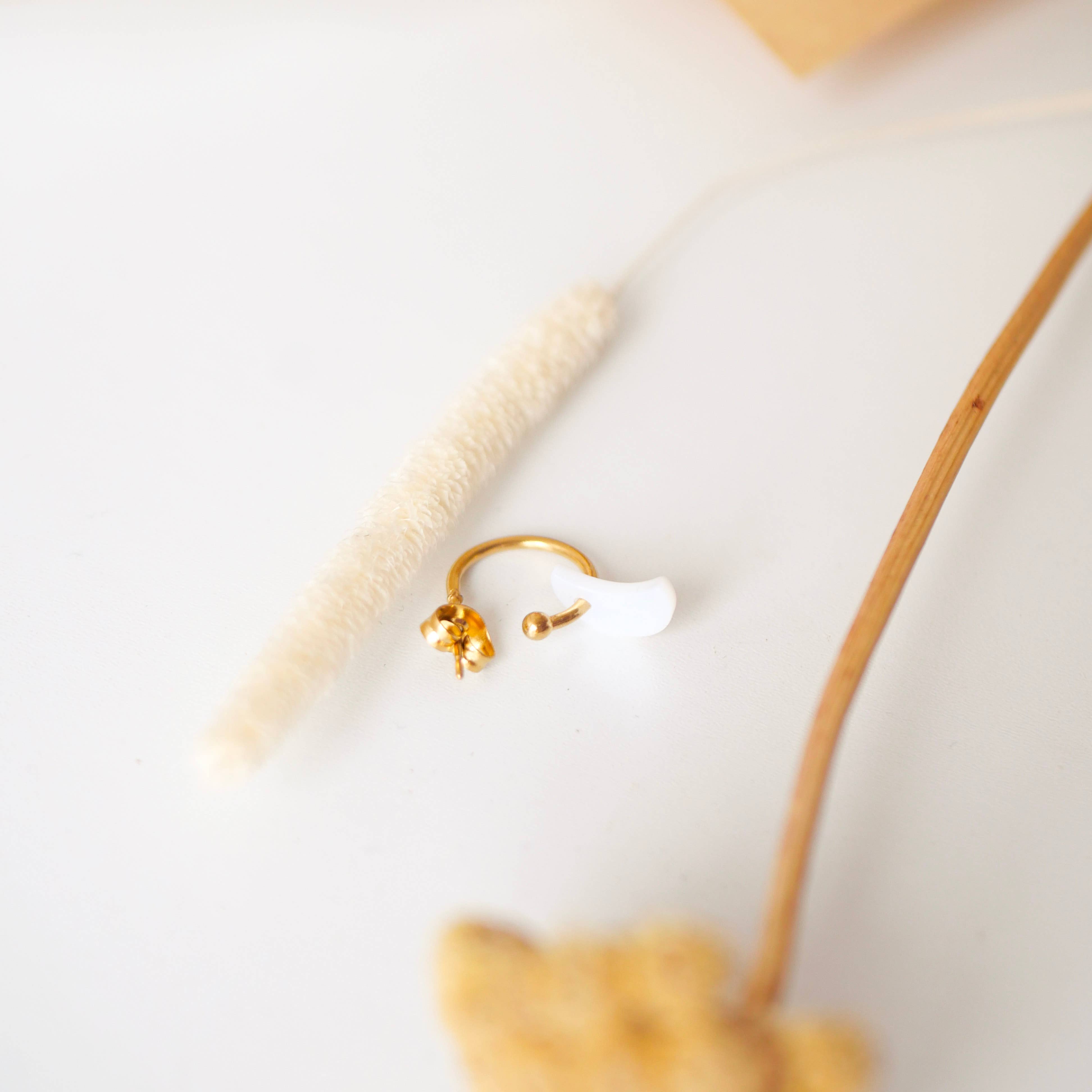 Azeria Création - Wholesale Huggie Earrings - Héna Mini Creole27