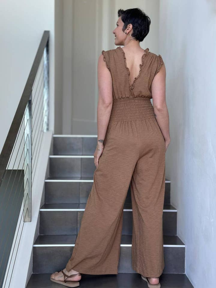 CARAUCCI – Großhandel Jumpsuit – Damen – Pullover mit Rüschen18