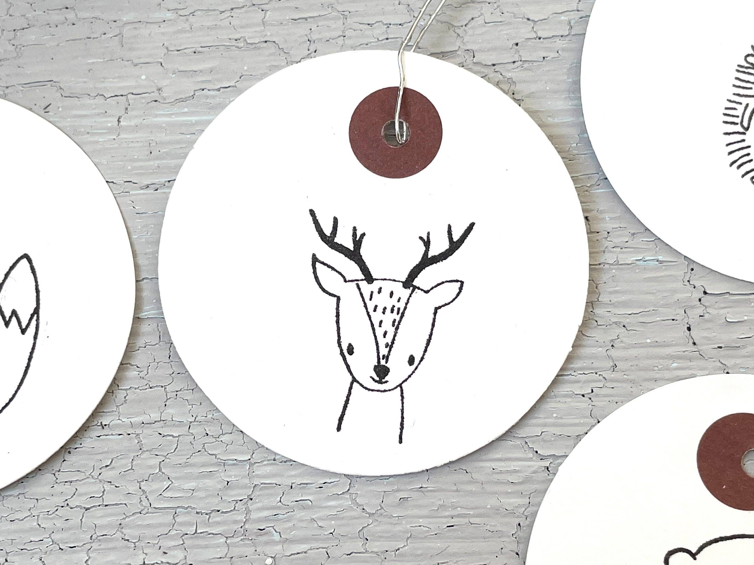 Der kleine Sperling - Wholesale Rubber/Decorative Stamp - Stamp Deer | Stamp Forest Animal | Children's Birthday | School Start1
