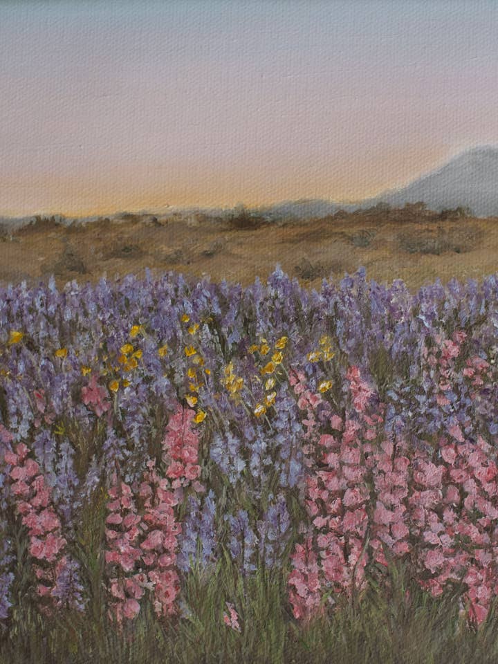 Flowers in the Desert (Print) for wholesale by Renee Evans Art