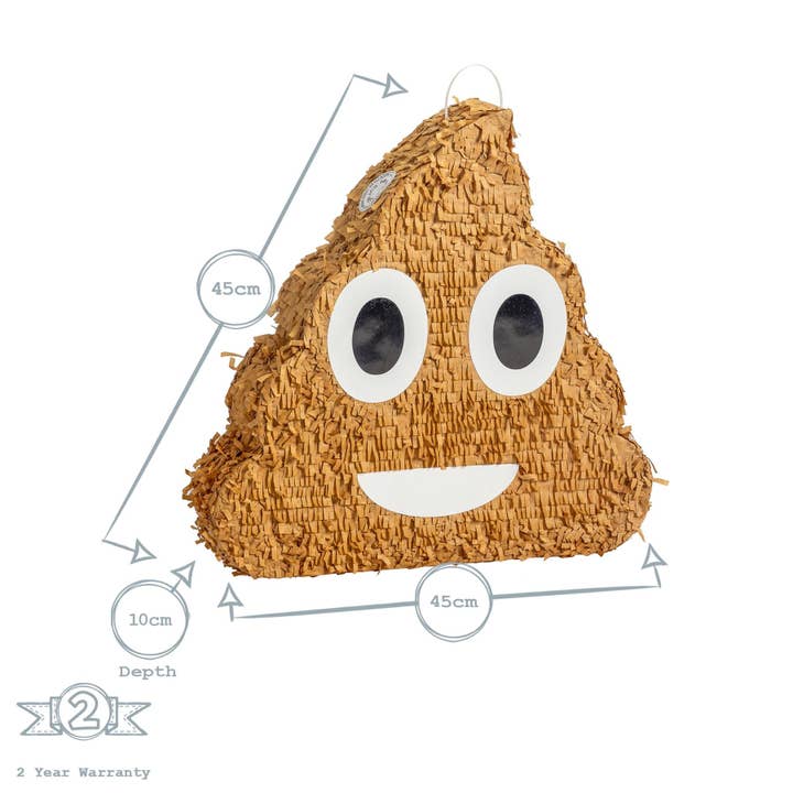Rinkit Ltd - Vente Cadeaux pour invités - Pinata Emoji de caca de pomme de terre