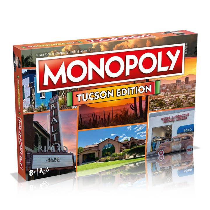 Tucson Edition Monopoly Board Game for wholesale by Top Trumps USA, Inc.