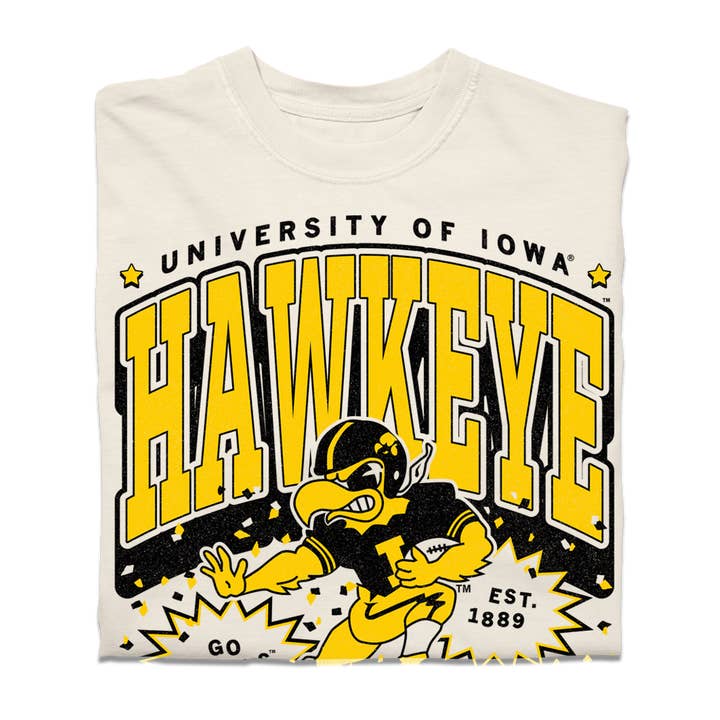 Hawkeye Football Max Collegiate Heavyweight for wholesale by RAYGUN