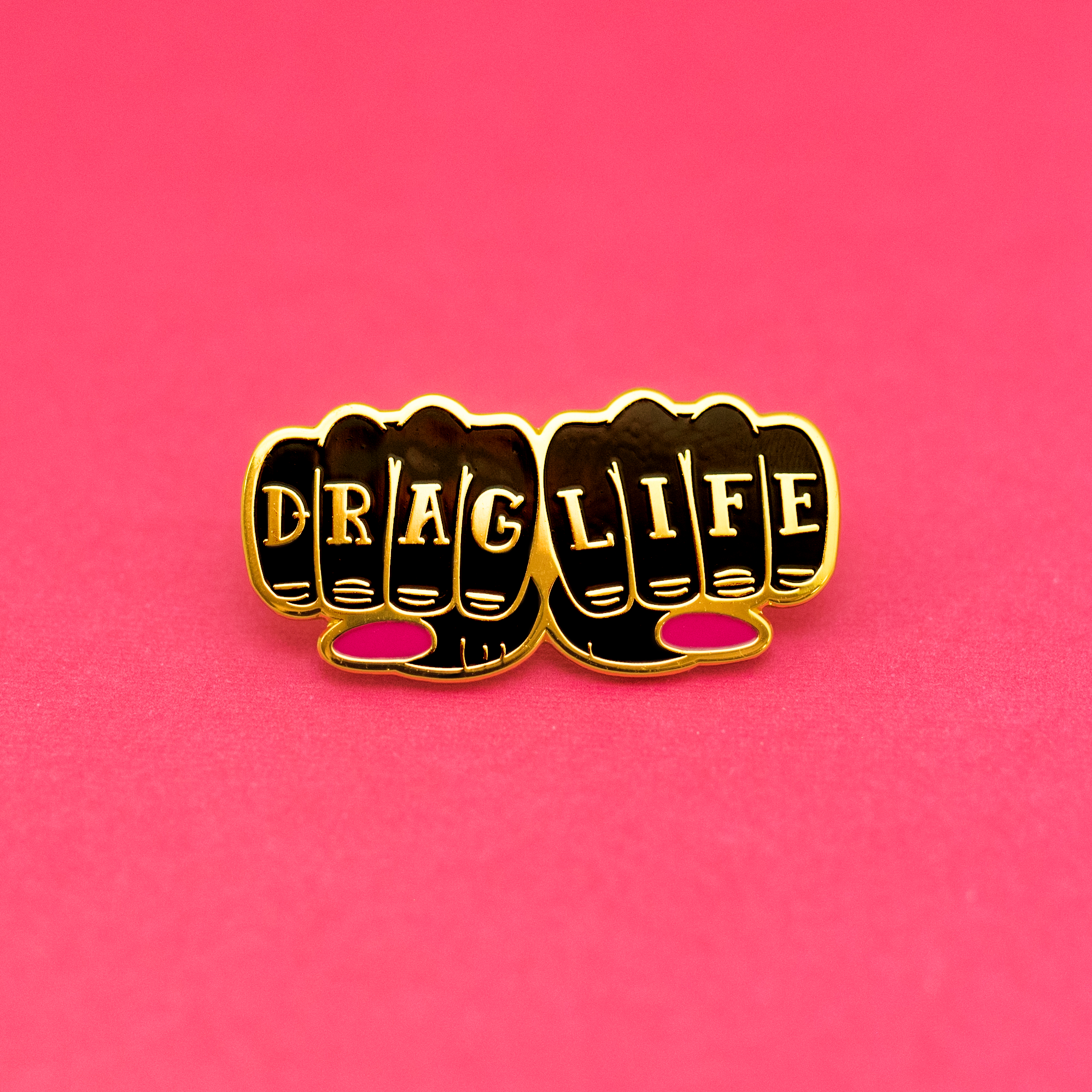 GAYPIN' – wholesale Lapel pin/button – DRAG LIFE Pin1