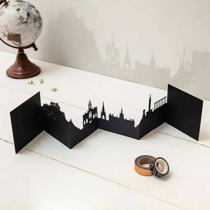 Biglietti 3D Papercut Edimburgo per la vendita all'ingrosso da parte di Snapdragon Designs