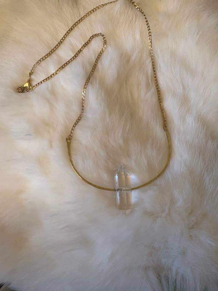 Quartz Bar Necklace for wholesale by Jewelry by Brynn