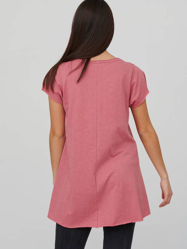 inspira - Vente Tunique – femme - TUNIQUE ROSSETES ROUGE PIMENT
