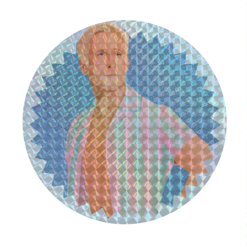 ART WOW – wholesale Klistermärke – Cirkelklistermärken 'Ken från Barbie Illustr2