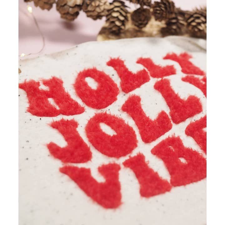 Paul und Clara - Wholesale Patch - Teddy Patch - holly jolly *iron-on*1