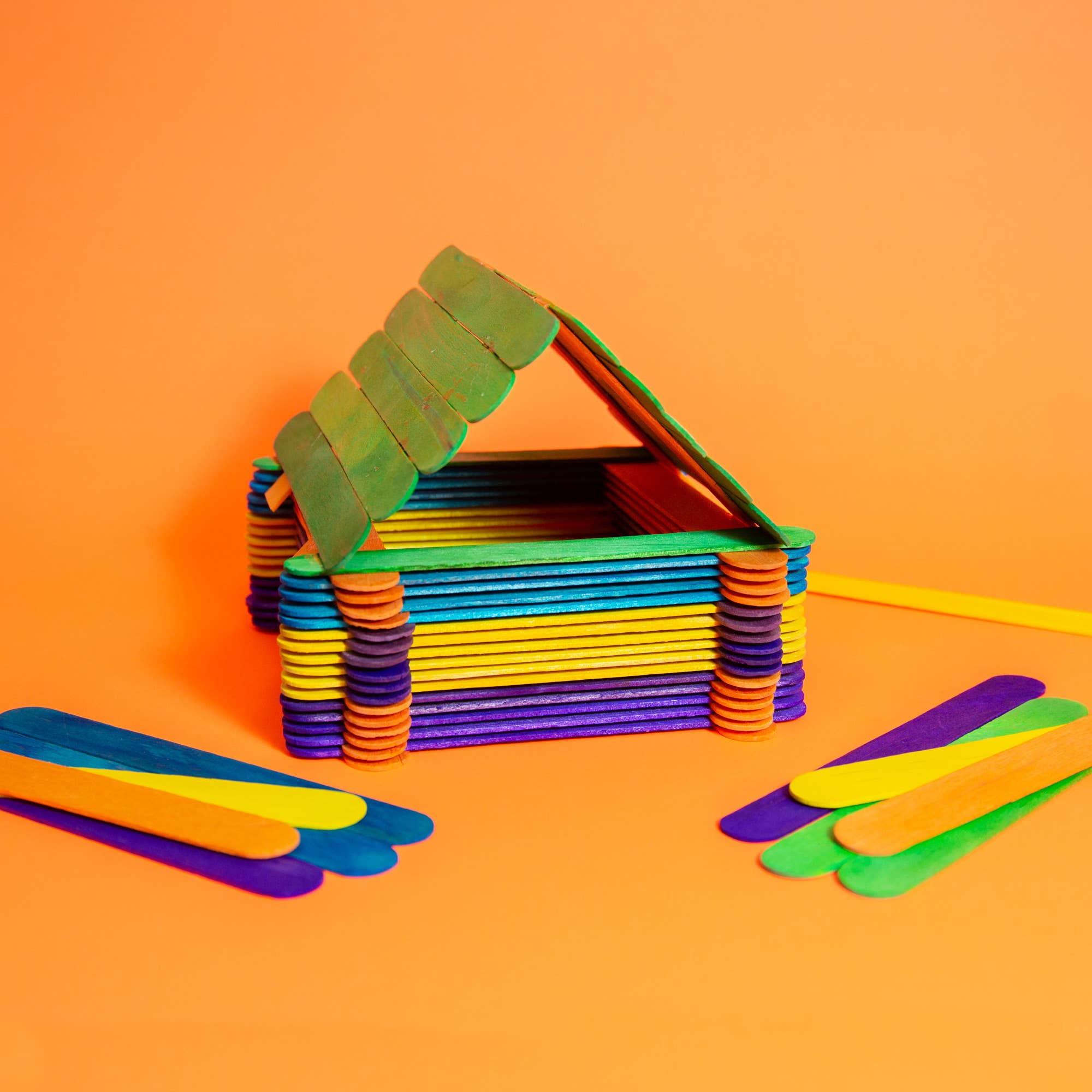 BAZIC Products - Wholesale Craft Supplies - Colored Craft Stick (100/Pack)5