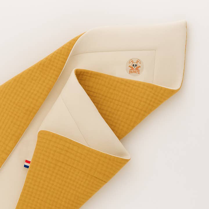 PAPATE - Wholesale Bedding Blanket - Kids & Baby - Organic Cotton Fleece Blanket - Honey1