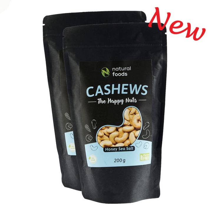Honey Sea Salt Cashew 2 x 200 g for wholesale by Natfoods GmbH