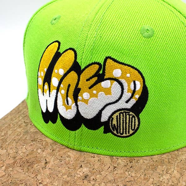 Woed - Vendita all'ingrosso Cappellino con visiera piatta - Unisex - Strapback | WOTTO - Verde2