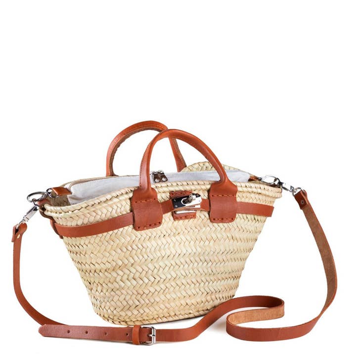 Maya Mallorca - Wholesale Beach Bag - PALMA BAG METAL CLOSURE DOUBLE HANDLE