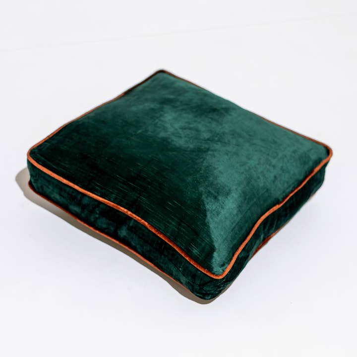 BHD HOME - Wholesale Throw/decorative pillow - Frankie Emerald Green Box cushion 50 x 50 x 10cm4