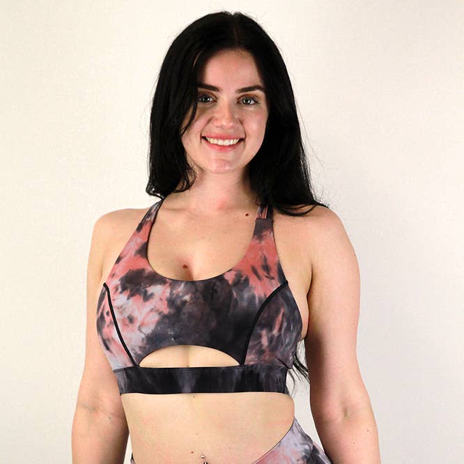 Pink Marble GARTER Mid BRAZIL Scrunchie Bum Short | Pole Wear for wholesale by Rarr Designs