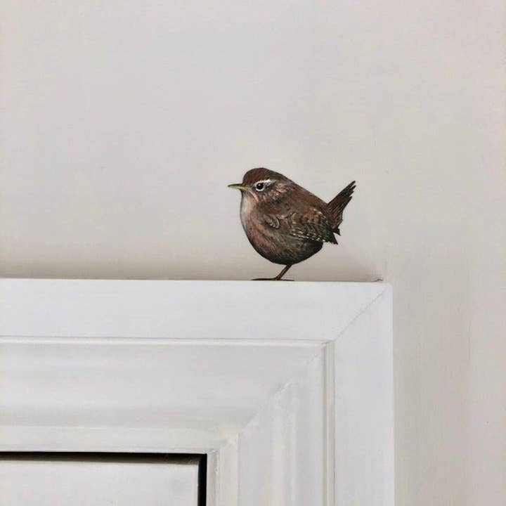Charming Wren Wall Sticker - Easy Apply, Remove & Reposition for wholesale by Wonderwallsboutique