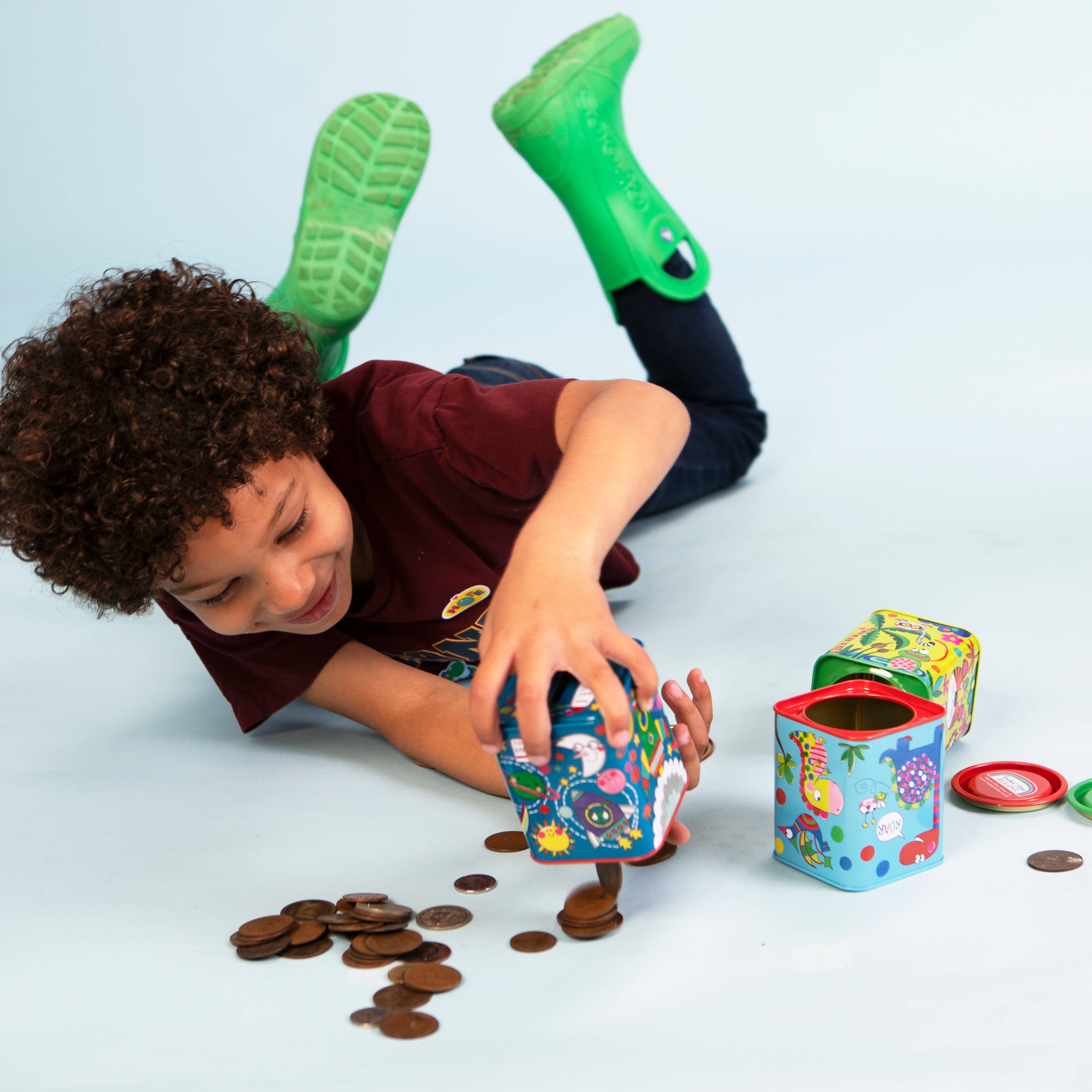 Rachel Ellen Designs – wholesale Spargrisar och myntsamlare – Barn – Sparbössa - Raketspar/Raketer8