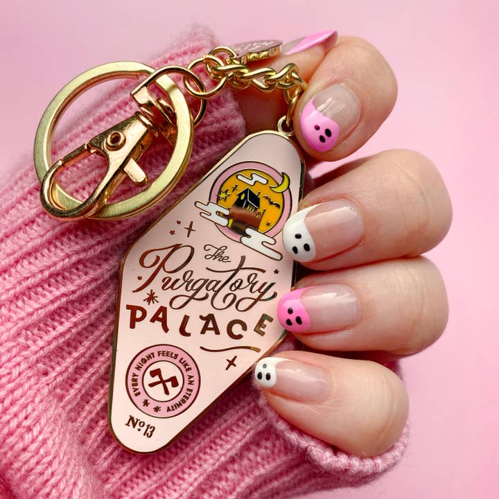 Liz Harry Design – wholesale Nyckelringar - Dam – Skärselden Palace Motel Halloween nyckelring eller handväska Charm