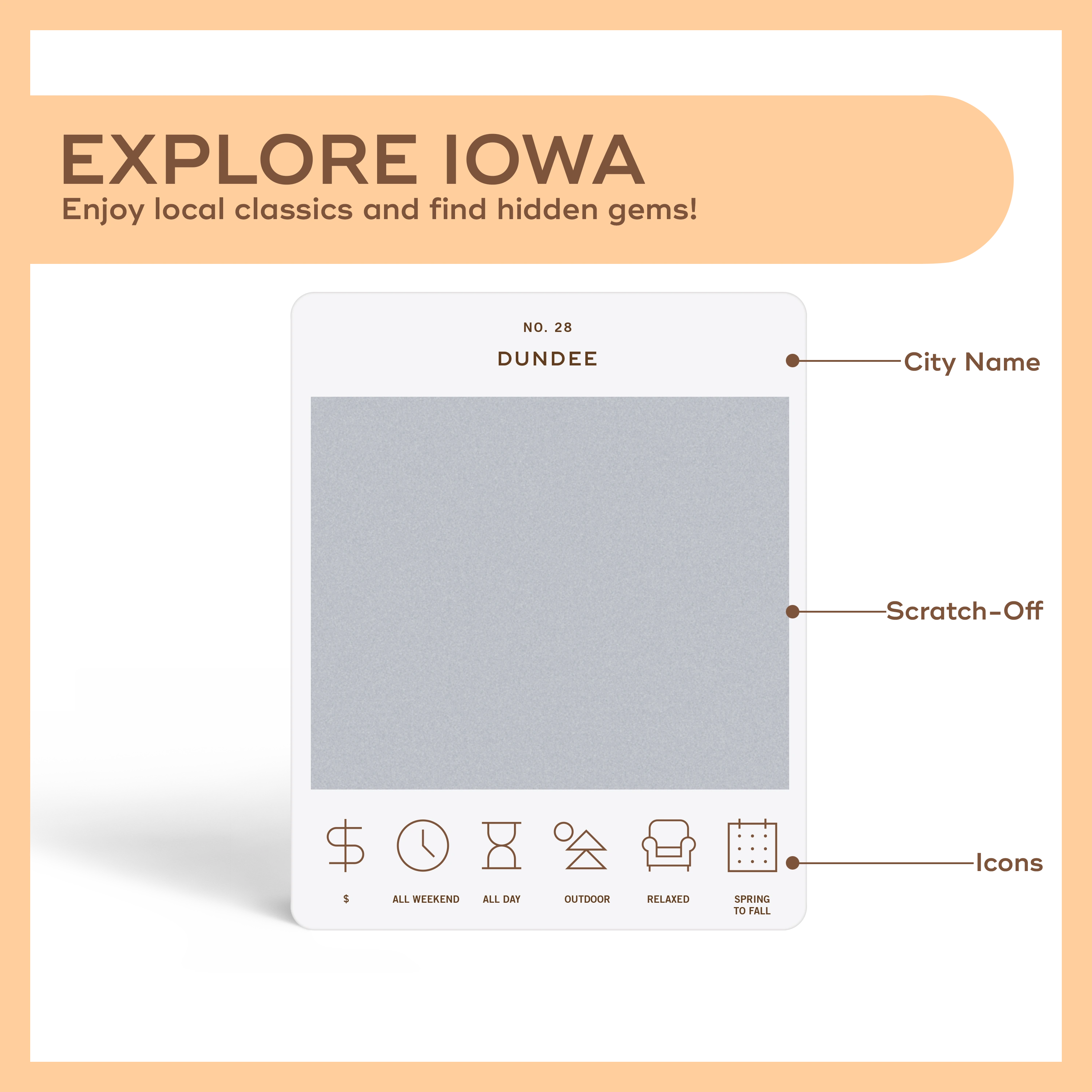 Reach International Outfitters - Wholesale Card Game - Iowa Adventure Bucket List6