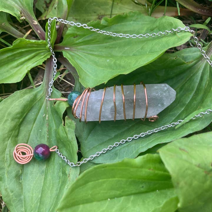 Klares Quarz-Epidot-Zoisit-Pendel für den Großhandel von Kamicr8tions