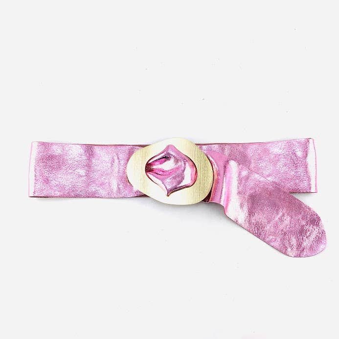 MILANO AMOUR – Großhandel Gürtel – Damen – SADE Laminatgürtel aus echtem Leder, Einheitsgröße, mit Schnalle1