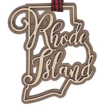 Rhode Island Hem Dubbla lager Julhelgsprydnad för wholesale av Woodlander Workshop
