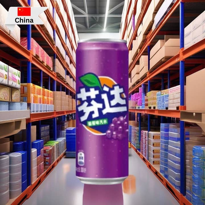 Premium-S GmbH - Wholesale Soda/Carbonated Drink - Fanta Grape 330ml (12x330ml)