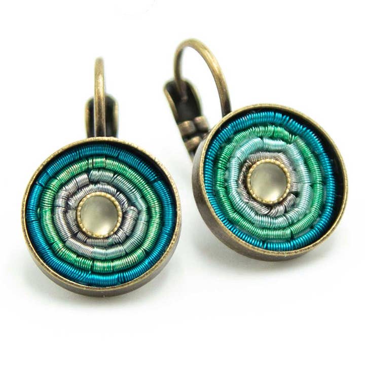 Sergio Engel jewellery - Wholesale Dangle Earrings - India antique earring 06 small colorful earrings22