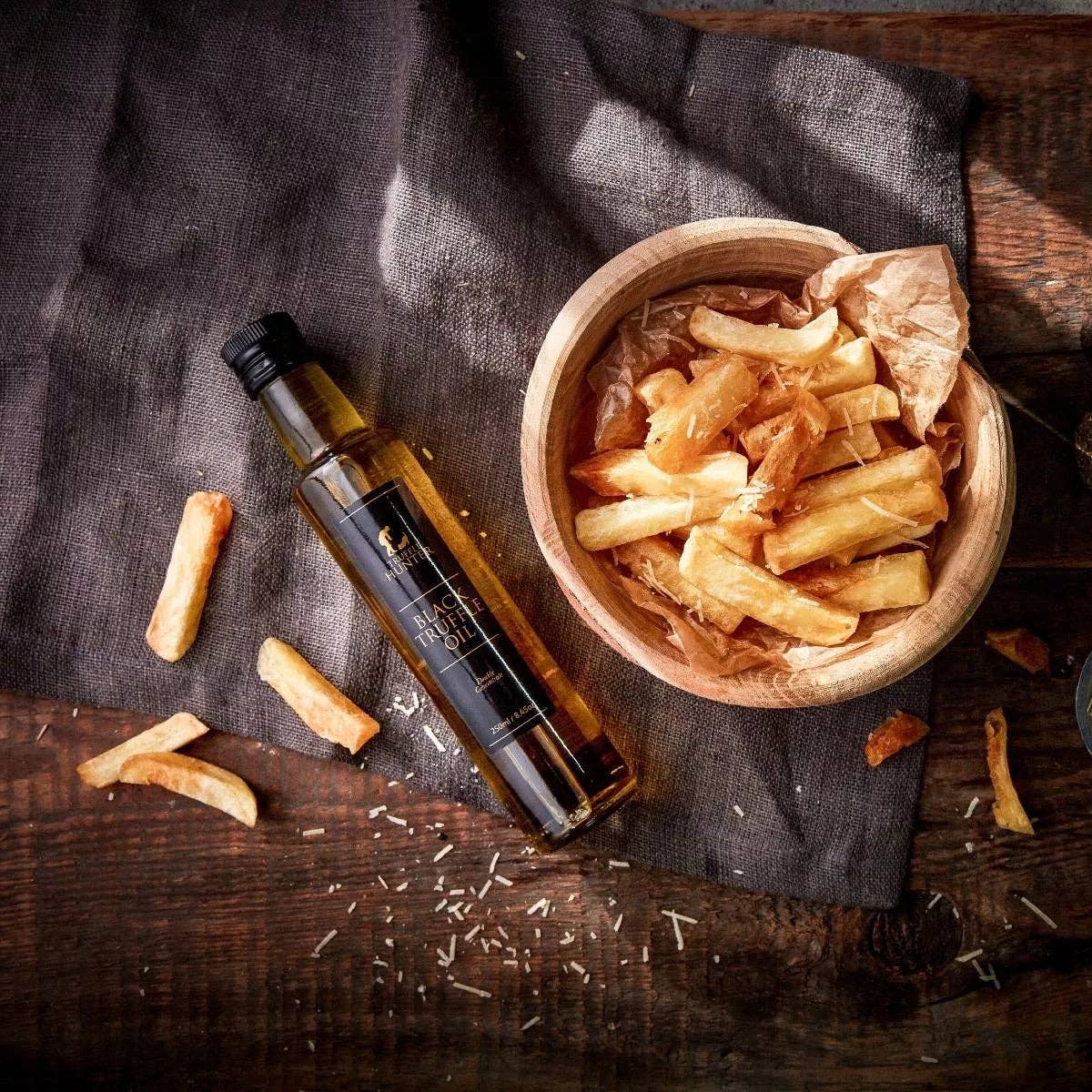 Savoury Imports Limited - Vente Huile d'olive - Huile de truffe noire (250 ml) pour assaisonnement et marinade - Huile d’olive2