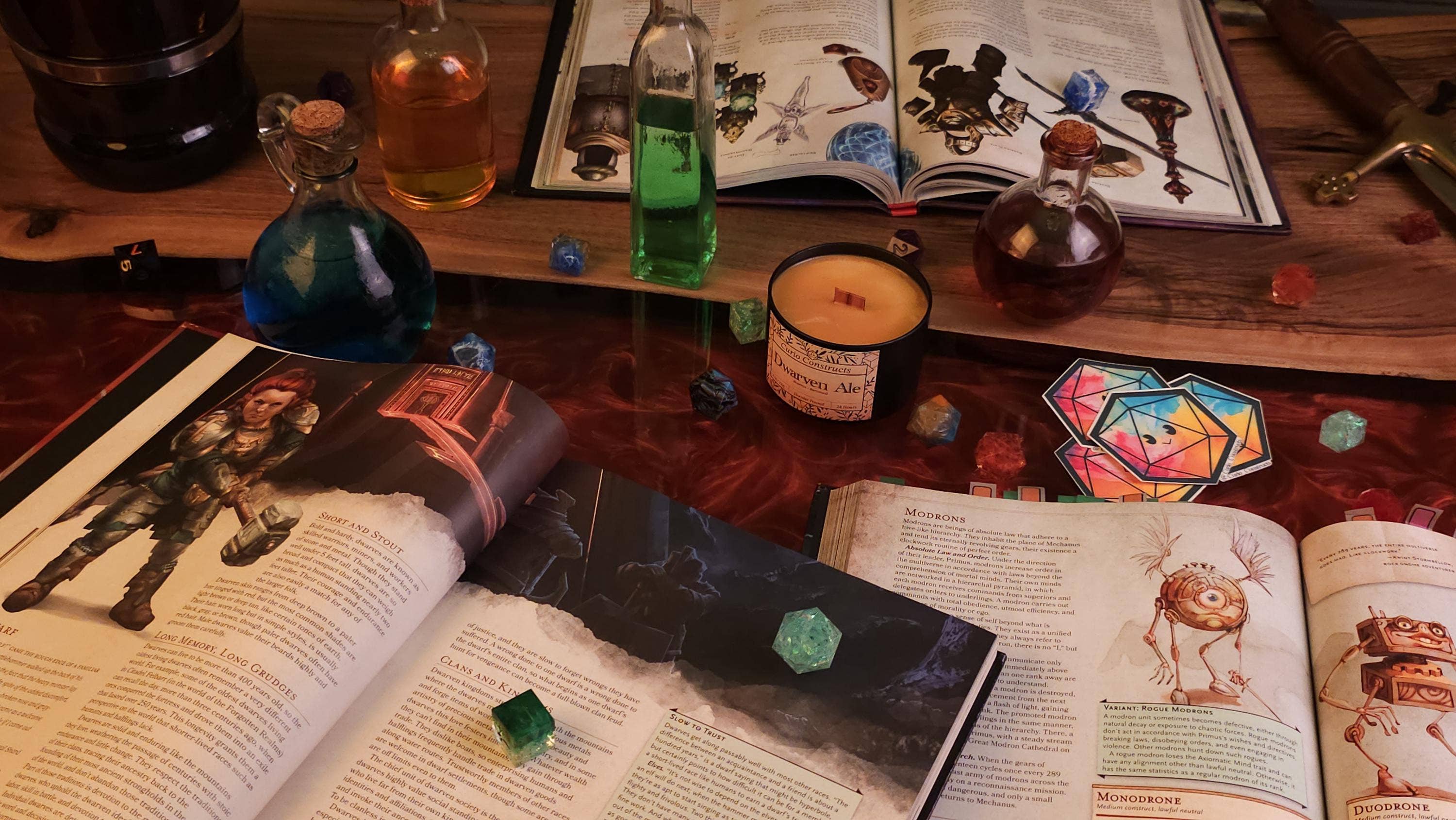 Curio Constructs - Wholesale Jar/Filled Candle - Dwarven Ale | Fantasy Soy Wax Wood Wick Candle2