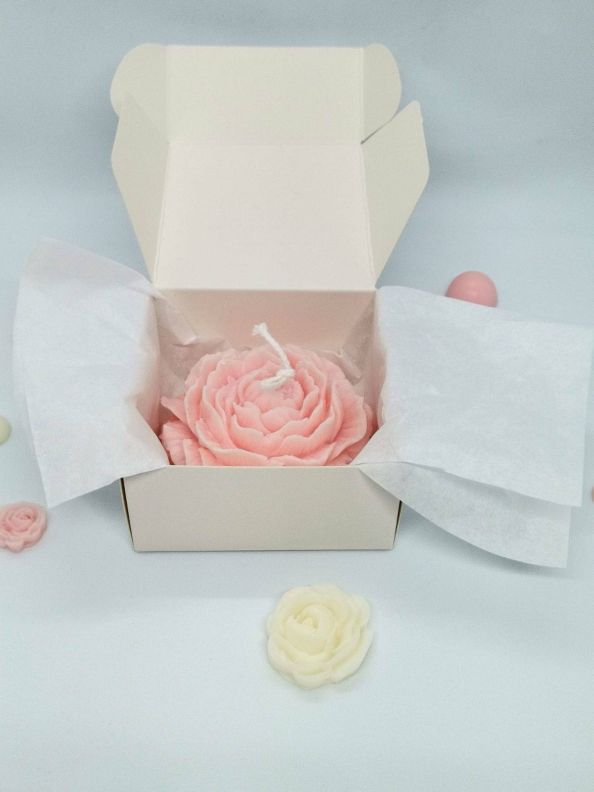 FUNDAYBIO - Wholesale Novelty Candle - 67g Vegetable Rose Decorative Candle2