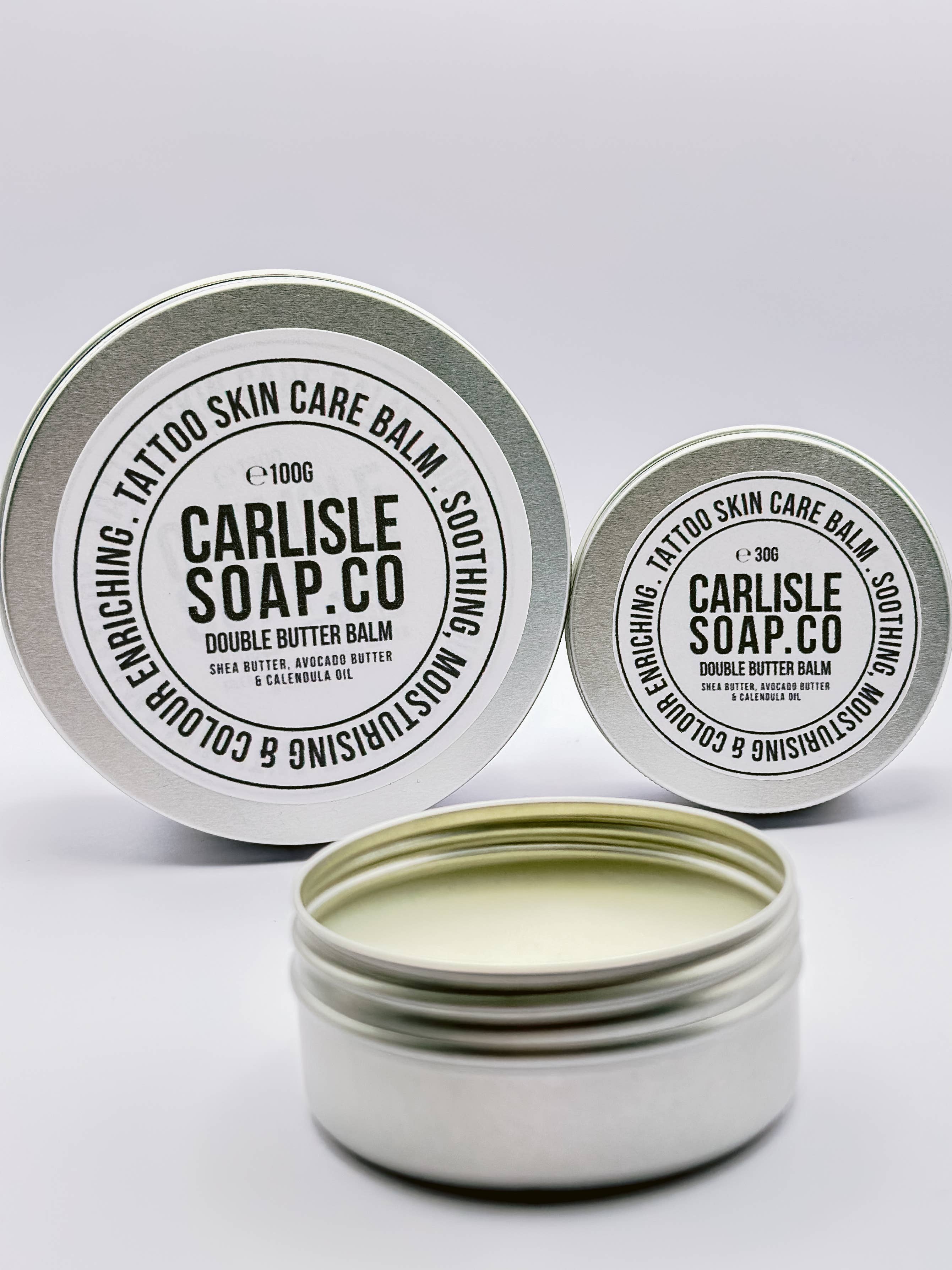 Carlisle Soap Co – wholesale Healing salve/balm/cream – Double Butter Balm - Tattoo Skin Care Balm1