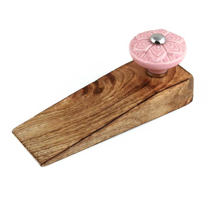 Piso de rolha de porta com roda floral de 50 peças por atacado de Daana Paani LLC