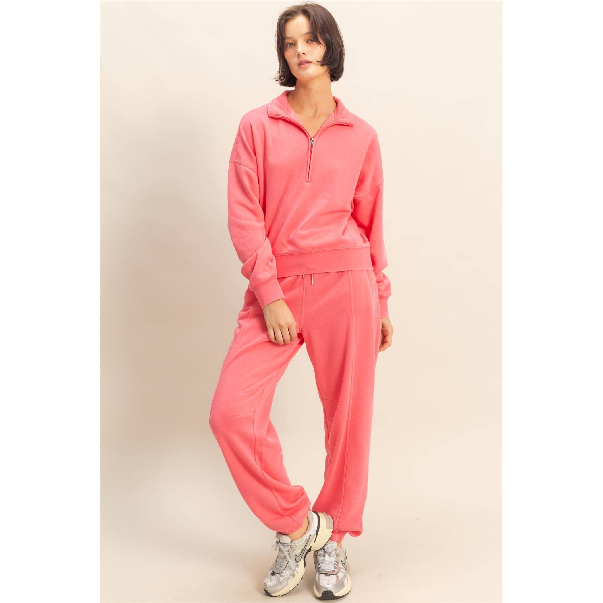 Double Zero - Venta al por mayor Sudadera - Mujer - Sudadera con media cremallera Love This Way27